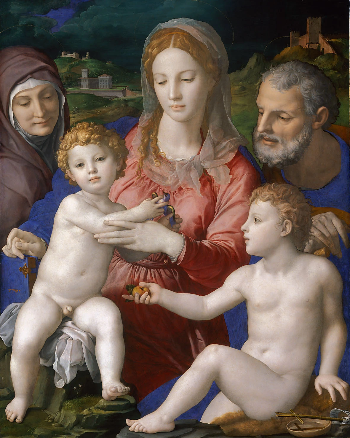 158-Sacra Famiglia con Anna e Giovannino-Kunsthistorisches Museum, Vienna